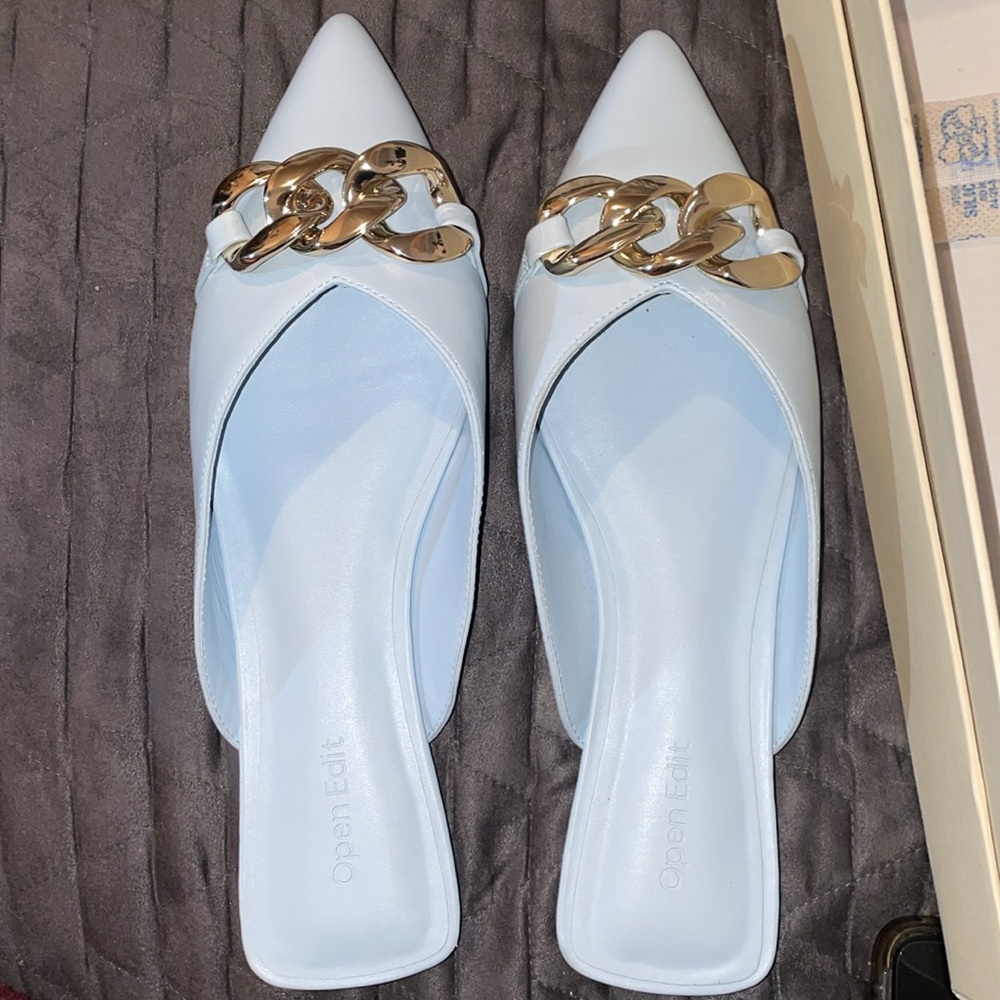 Open Edit Kristina Pointed Toe Mule- New with Box 7.5M
BLUE SKYRIDE